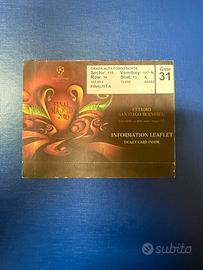 Biglietto Finale Champions League 2010 Inter