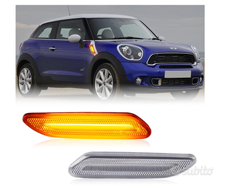 2 pezzi luci led laterali frecce per mini traspare