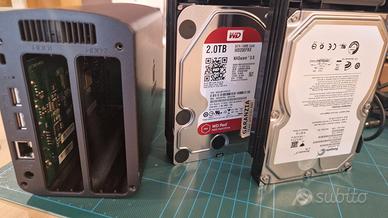 iomega StorCenter ix2 con 2 dischi da 2Tera raid 5