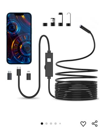 endoscopio telecamera per tubi 