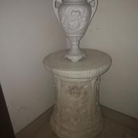 colonna in Pietra tavolino + vado