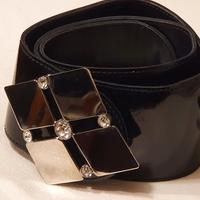 Cintura fibbia con strass