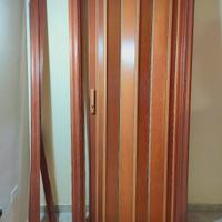 Porta a soffietto in legno 