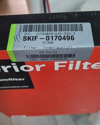 Filtro abitacolo Fiat Punto 