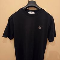 maglietta nera originale Stone Island
