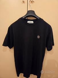maglietta nera originale Stone Island
