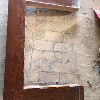 Mensola in legno per camino