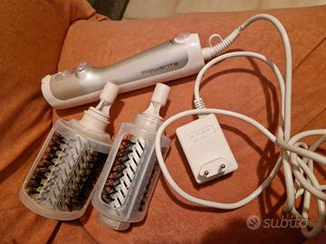 spazzola rotante per capelli con aria calda