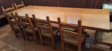 Tavolo da taverna in rovere