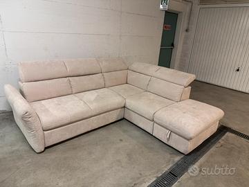 Divano angolo con penisola destra