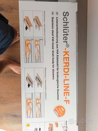KERDI LINE F SCHLUTER SYSTEM CANALINA  doccia 70vm