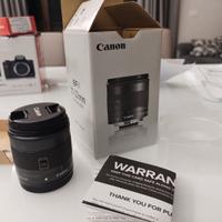 Obiwmettivo Canon EOS EF M 11-22 perfwtto