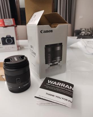 Obiwmettivo Canon EOS EF M 11-22 perfwtto