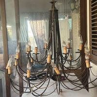 Lampadario stile rustico