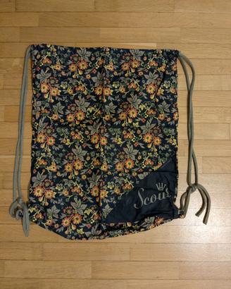 Zaino Sacca SCOUT Originale – Fantasia Fiori Vinta