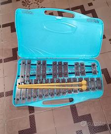 Glockenspiel metallofono xilofono Angel AG N2 usat