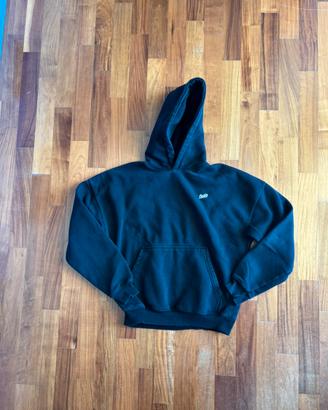 Felpa nera con cappuccio STWD Pull&Bear oversize