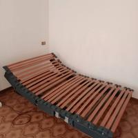 letto elettrico piazza e mazza con due materassi 