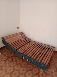 letto elettrico piazza e mazza con due materassi 
