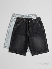 Jeans corti Bershka 2 paia monocolore