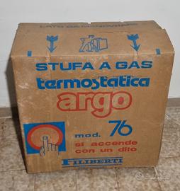 Stufa a gas Argo Termostatica 76, nuova