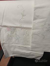 Lenzuola matrimoniale con due federe puro cotone