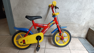 Bicicletta bambino spiderman