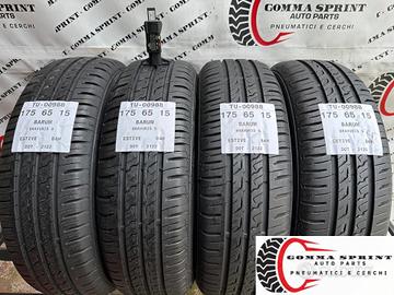 4 PNEUMATICI 175/65 R15 BARUM ESTIVE