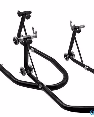CAVALLETTI ANTERIORE + POSTERIORE PER MOTO (SUPPOR
