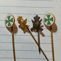 lotto 4 pz spille militari 