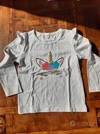 maglietta maniche lunghe 5 anni SHEIN