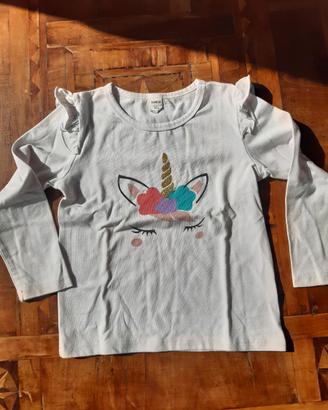 maglietta maniche lunghe 5 anni SHEIN