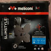 Staffa Supporto Muro Tv Meliconi Nuova