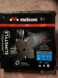 Staffa Supporto Muro Tv Meliconi Nuova
