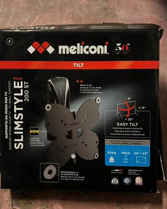 Staffa Supporto Muro Tv Meliconi Nuova