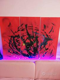 Quadro astratto su tela