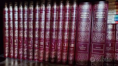 Collezione di volumi  "Storia della Musica" Fabbri