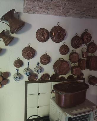 Collezione rame antico lotto di 80+ pezzi  