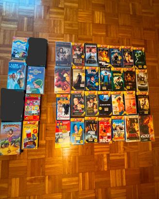 34 cassette VHS - anni 1990-2000