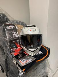 Casco integrale Suomy Stellar Shade Bianco Grigio