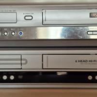 videoregistratori vhs e DVD 