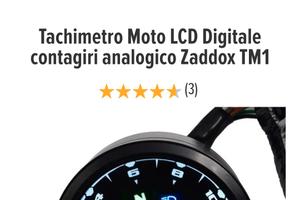 contachilometri digitale per moto