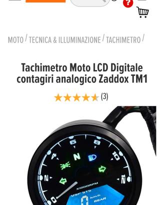 contachilometri digitale per moto