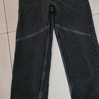 Jeans Baggy Nero Bershka - Taglia 40

