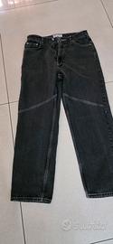 Jeans Baggy Nero Bershka - Taglia 40

