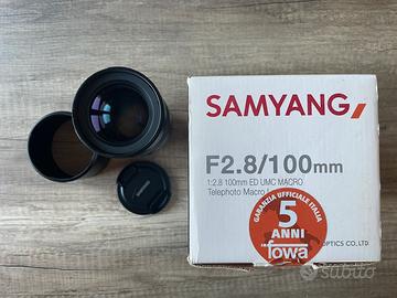 Samyang 100mm f2.8 ED UMC Macro Fujifilm