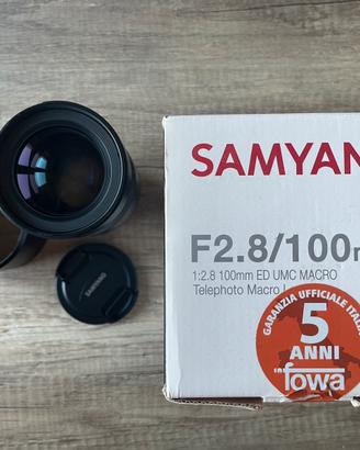 Samyang 100mm f2.8 ED UMC Macro Fujifilm