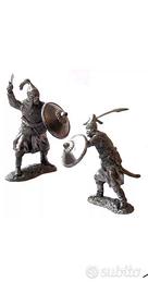 GUERRIERO TARTARO 16/17 SECOLO. 54 mm. METALLO