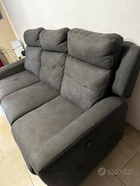 Divano 3 posti reclinabile