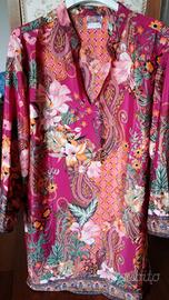 Camicia di seta indiana nuovissima
